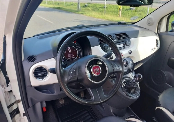 Fiat 500 cena 32900 przebieg: 169000, rok produkcji 2014 z Mogilno małe 137